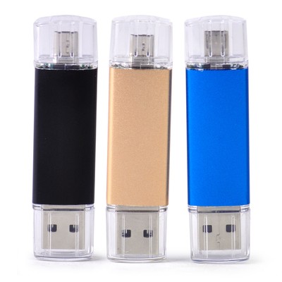für Smart Phone 8GB 2in1 USB 2.0 Flash Stick Dual U Disk Memory Speicherstick At