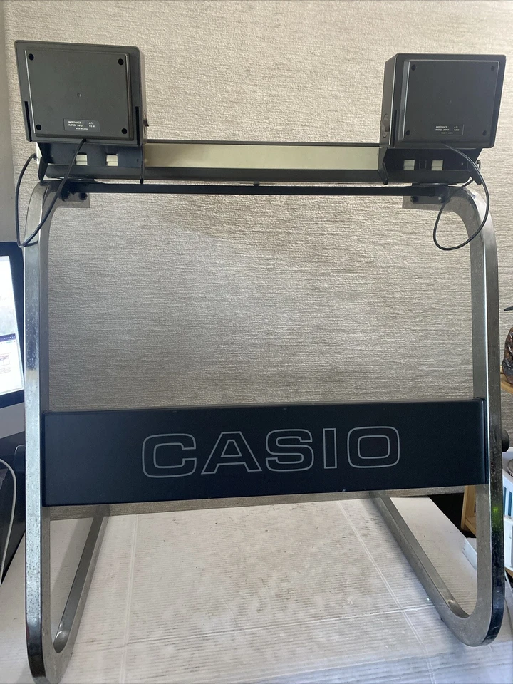 VTG Casiotone Casio MT-800 Analog Piano Keyboard Synth w/ Speakers & Stand READ! - Image 3 of 4