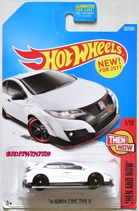 hot wheels honda civic type r