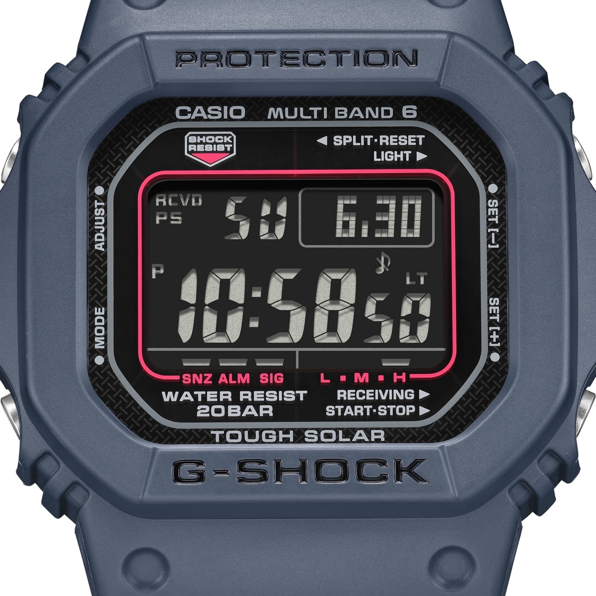CASIO G-SHOCK GW-M5610U-2JF Radio Solar Digital Watch Navy Blue