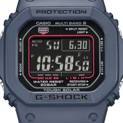 CASIO G-SHOCK GW-M5610U-2JF Radio Solar Digital Watch Navy Blue