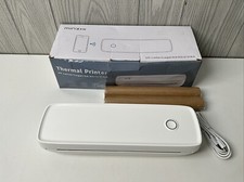 MinZhi Portable Thermal Printer A80 Wireless Printer w/ 2 Rolls Thermal Paper