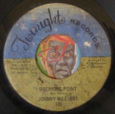 HEAR Johnny Williams 45 Breaking Point / Women R&B funk soul