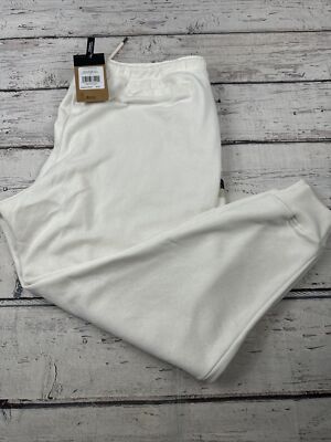 NEW The North Face Joggers Womens 3X White Fleece Sweatpants MSPR $60 NWT New
