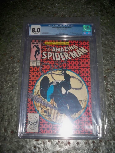 The Amazing Spider-Man #300 Venom Key Marvel Comic CGC 8.0 HIGH GRADE 1988