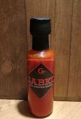 Hot pepper sauce - piros 100ml, GABKO extra SCHARF Chili Soße