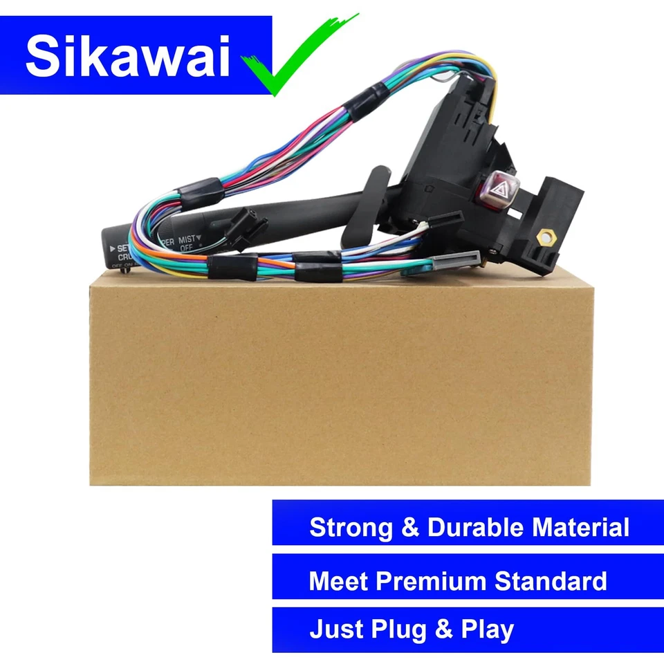 Turn Signal Wiper Switch Hazard Cruise Control for 1995- 2002 Chevy GMC 26100985 Foto 3 de 4