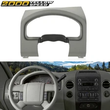 Fit For 2004-2008 Ford F150 Instrument Cluster Speedometer Dash Bezel Trim Gray 