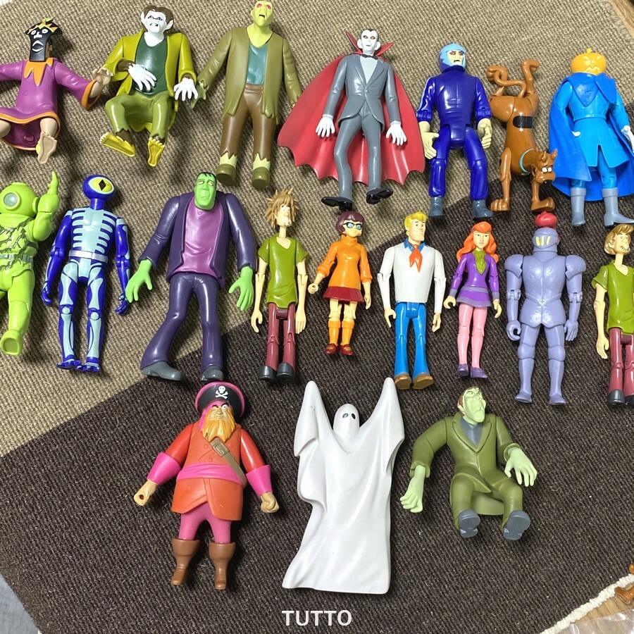 Lote De 2,5"" Scooby-Doo Wolfman Embrujado Drácula Fantasma