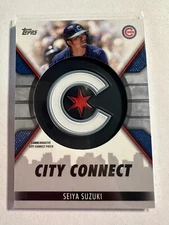 K85,668 - 2023 Topps City Connect Commemorative Patch #CCSS Seiya Suzuki