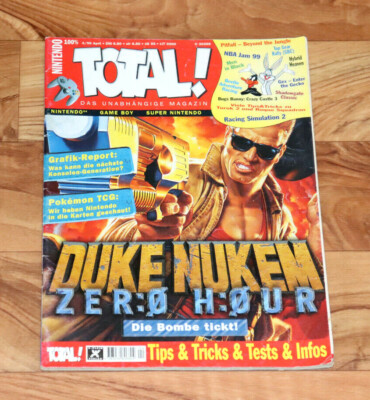 1999 Nintendo Magazine Duke Nukem Zero Hour Turok 2 Gex Enter the Gecko Pitfall!