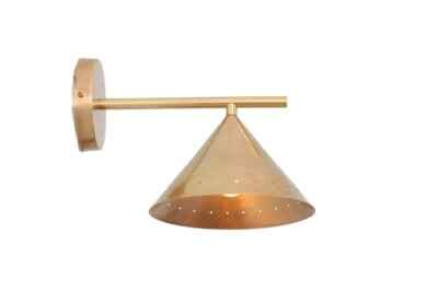 Wall Mid Century Modern Raw Brass Sputnik chandelier light Fixture