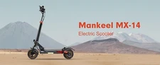 Mankeel 800W Motor, Electric Scooter with 10" Air-Filled Off-Road Tires