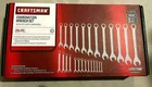 CRAFTSMAN 26 Pc COMBINATION WRENCH SET METRIC FULL POLISH BOX END NEW!