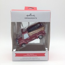 HALLMARK Christmas Tree Ornament - RED TRUCK COUNTRY CHRISTMAS - 2022 NEW