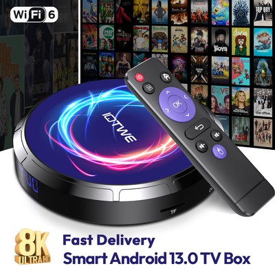Android13 Smart TV BOX T95 W Allwinner 4+128 GB Quad Core WIFI6 Media Streamer