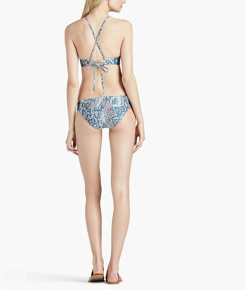 Lucky Brand Womens Swimwear Verna Floral Multi Color Ties One Piece Size M - Изображение 3 из 3