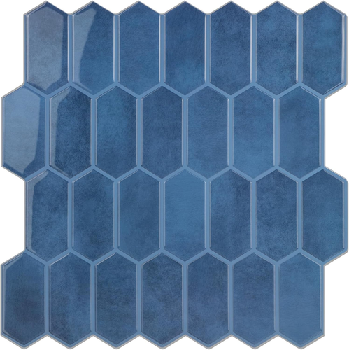 Peel and Stick Tiles for Kitchen, Thicker Design 3D Self -Adhesive Long Hexagon