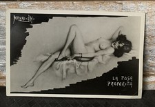 ART DECO Glamour Nude RPPostcard By LEO FONTAN LA POSA PREFERITA c1920?s