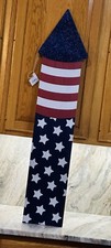 Patriotic God Bless America Wooden Signs Independence Day Wood Signs 4th Of July
