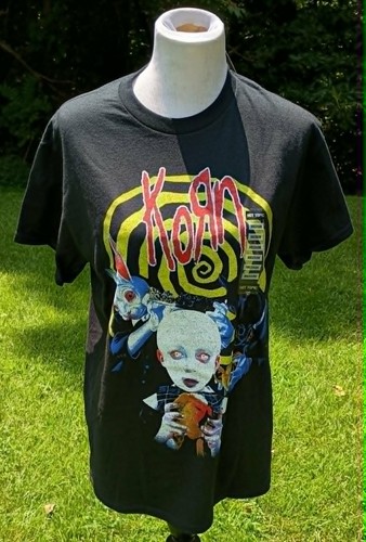 Korn See You On The Other Side Black Graphic T-Shirt NWT Size Med.