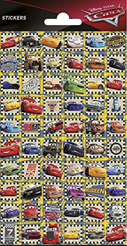 FUNNY PRODUCTS Aufkleber Cars (Mini), 100634, Mehrfarbig
