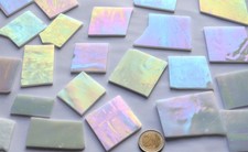 200g Tiffany-Glas Bruchmosaik Oberfläche mehr oder weniger unregelmäßig