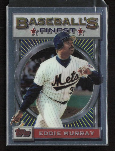 1993 Finest 122 Eddie Murray New York Mets Near Mint Or Better Ebay 