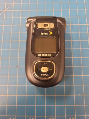 #ad Samsung SPH A900 Multimedia Flip Phone Sprint Black Vintage Rare Retro Cellular $17.99