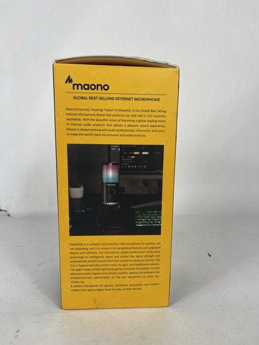 Maono DM30 USB Microphone Gaming Microphone Computer Mic RGB Lighting No USB Adp - 第 11/13 張圖片