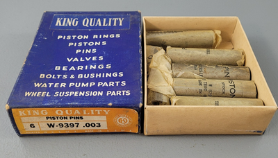 #ad #ad 6 New PISTON PINS King Parts W9397 .003 Vintage Parts $28.99