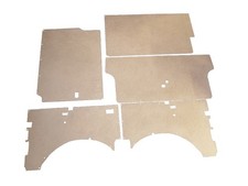 5 Piece MDF Panel Door Cardboard Set for VW T4 Bus Short Wheelbase