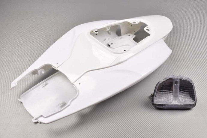 Coque arrière à peindre avec feu transparent pour vos journées piste en GSXR