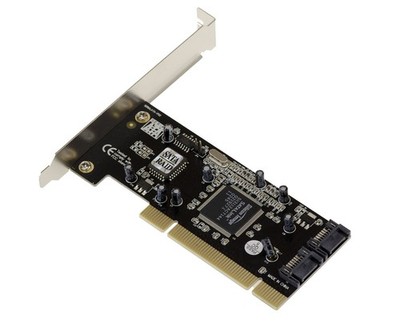 RAID SATA Controller 2 Ports RAID 0 1 PCI SILICON IMAGE SIL3112