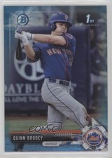 2017 Bowman Draft Chrome Sky Blue Refractor 332/399 Quinn Brodey #BDC-24 s3g