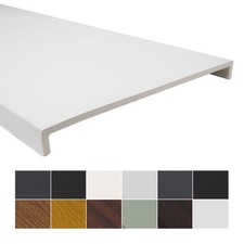 uPVC Capping Fascia Board Roofline 9mm Cover Cappit Reveal Plastic PVC Roof 5m