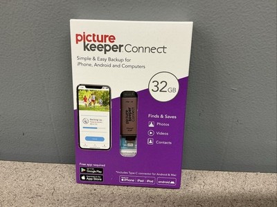 Picture Keeper Connect 32GB Photo Backup USB Flash Drive for Mobile & PC $$$$$