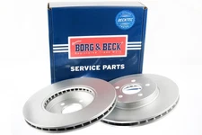 2x Brake Discs Pair Vented fits JAGUAR X TYPE X400 3.0 Front 01 to 09 WB(AJV6)