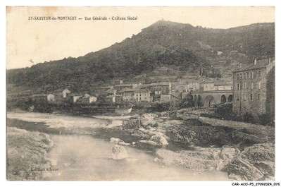 CAR-ACOP5-0352-07 - SAINT-SAUVEUR-DE-MONTAGUT - General view - Feo Castle