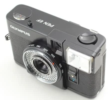 [Near MINT] Olympus Pen EF 35mm Film Half Frame Camera Black From JAPAN #911