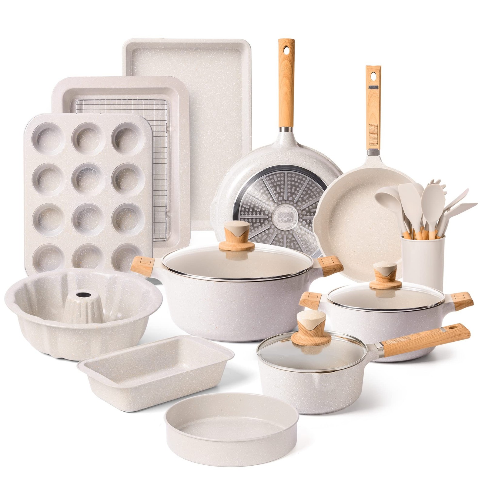 33-Piece Nonstick Cookware and Bakeware Set