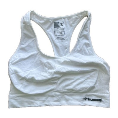 hummel HMLTIF Seamless Sports Top Sporttop Damen weiß M Atmungsaktiv Wasserdicht