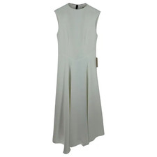 Odd Muse Sleeveless High Waist Midi Dress - White - XL