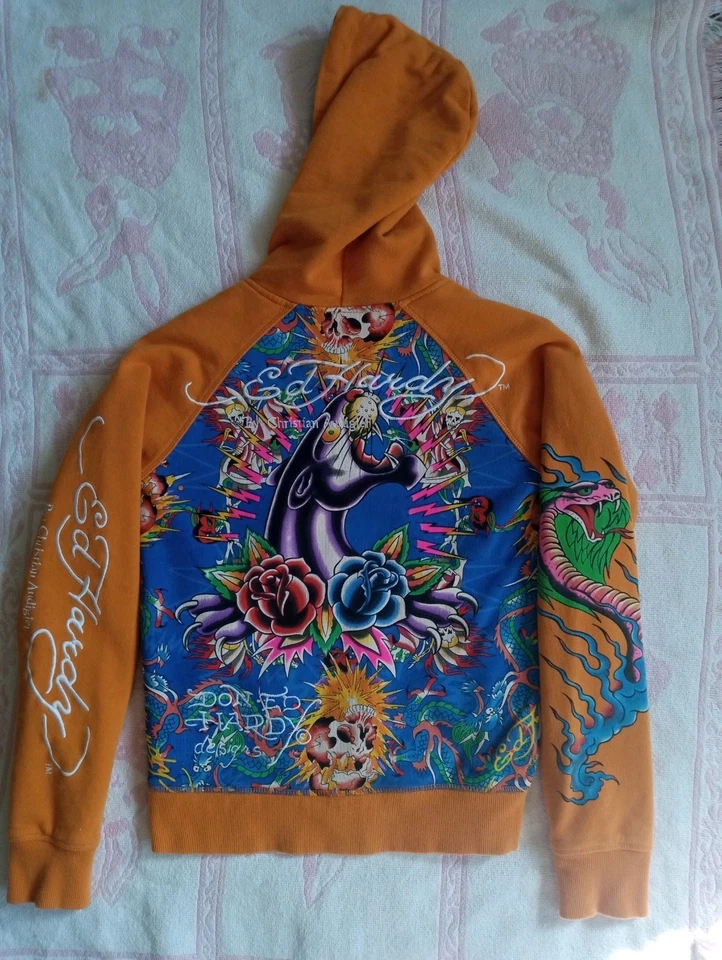 Vintage Ed Hardy Jacket SizeS - Image 3 of 4