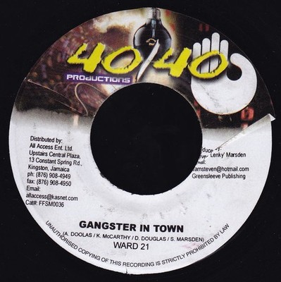 Ward 21 / Red Square  - Gangster In Town / Stocking Up G''s (7'')