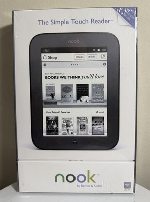*READ* Barnes & Noble Nook Simple Touch Tablet (BNRV300) - Sealed