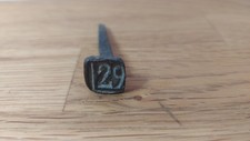 Schwellennagel "29"  von der Zugstrecke Herrenberg nach T&uuml;bingen "G&auml;ubahn"