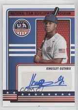 2023 Panini USA Baseball Stars & Stripes Kingsley Guthrie #NTDP-KU Auto 2f4