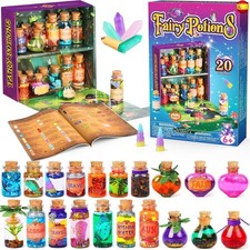 Kits de pociones de hadas retro para niños, mezcla 20 pociones mágicas con c