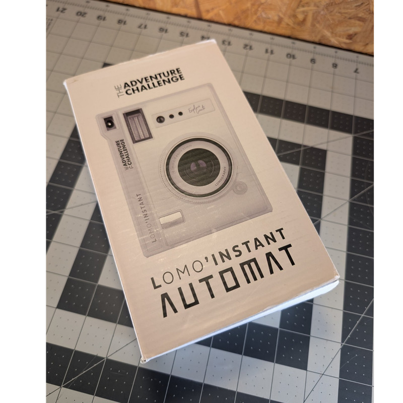 Lomography Lomo'Instant Automat Adventure Challenge Instant Camera White